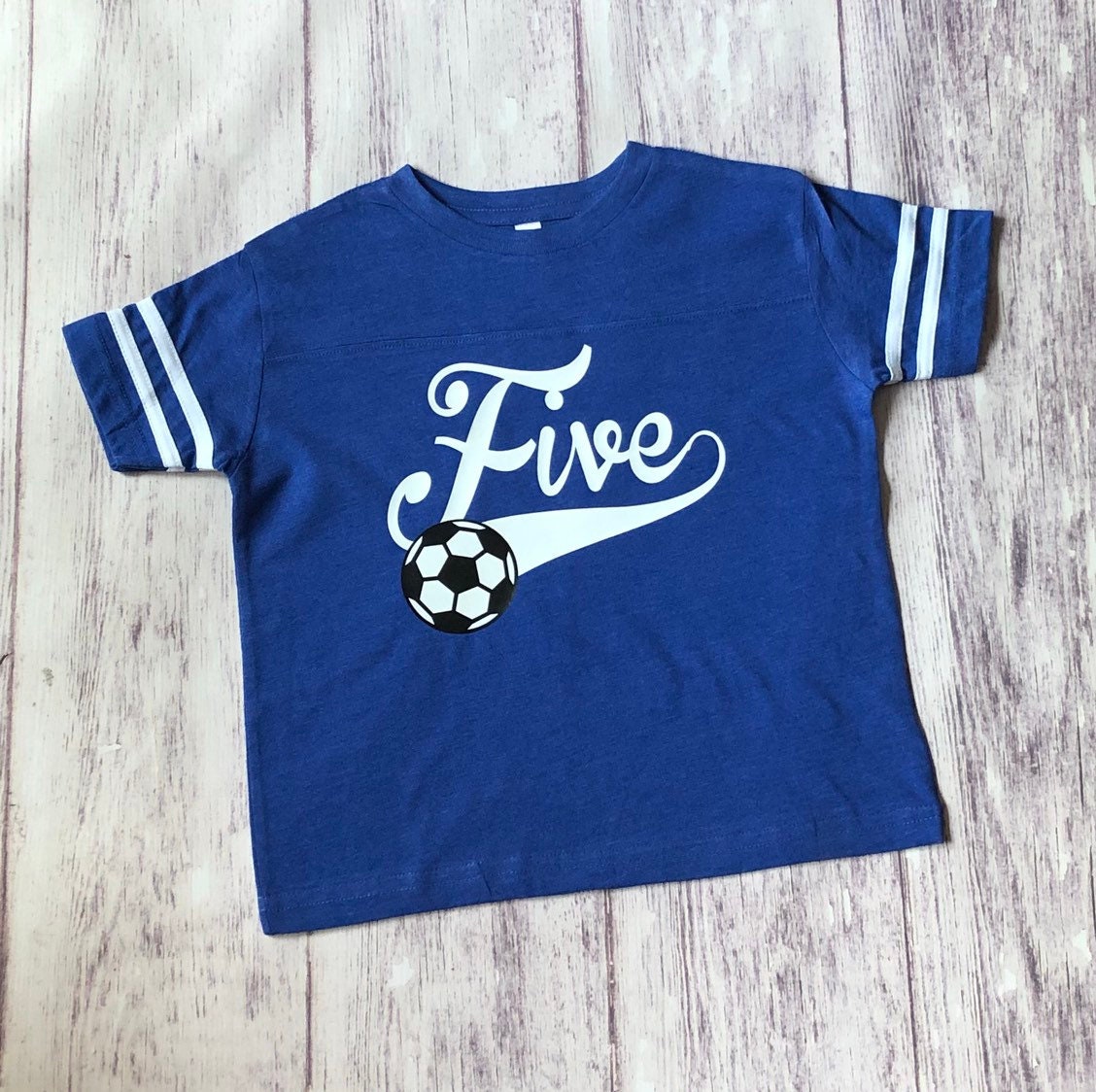 5th Birthday Soccer shirt, Soccer Gifts for Boys, Sports Party Shirt for Boys, Gift for 5 Year Old