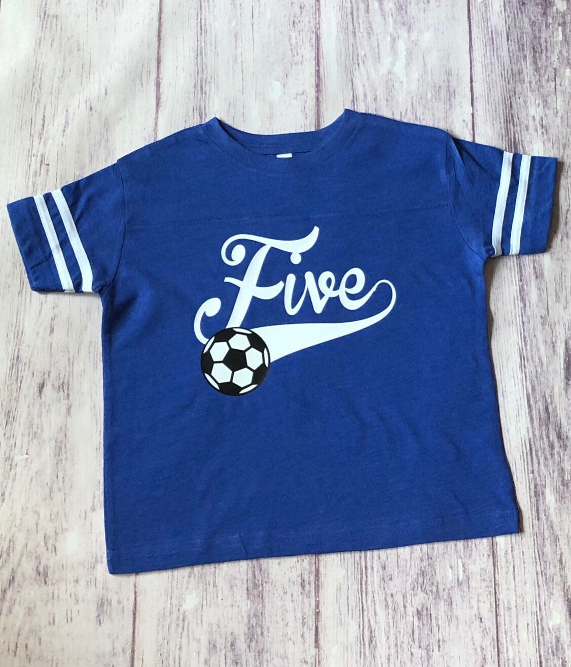 5th Birthday Soccer shirt, Soccer Gifts for Boys, Sports Party Shirt for Boys, Gift for 5 Year Old