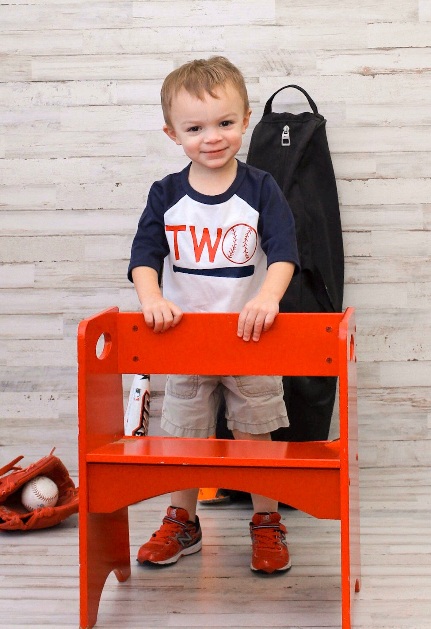 2nd birthday baseball shirt