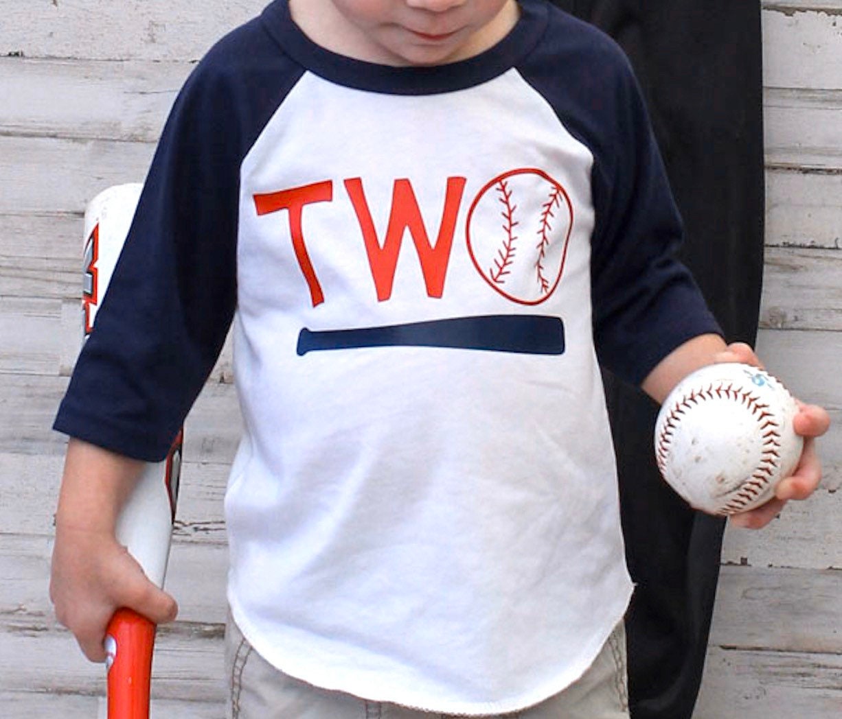 2nd birthday baseball shirt