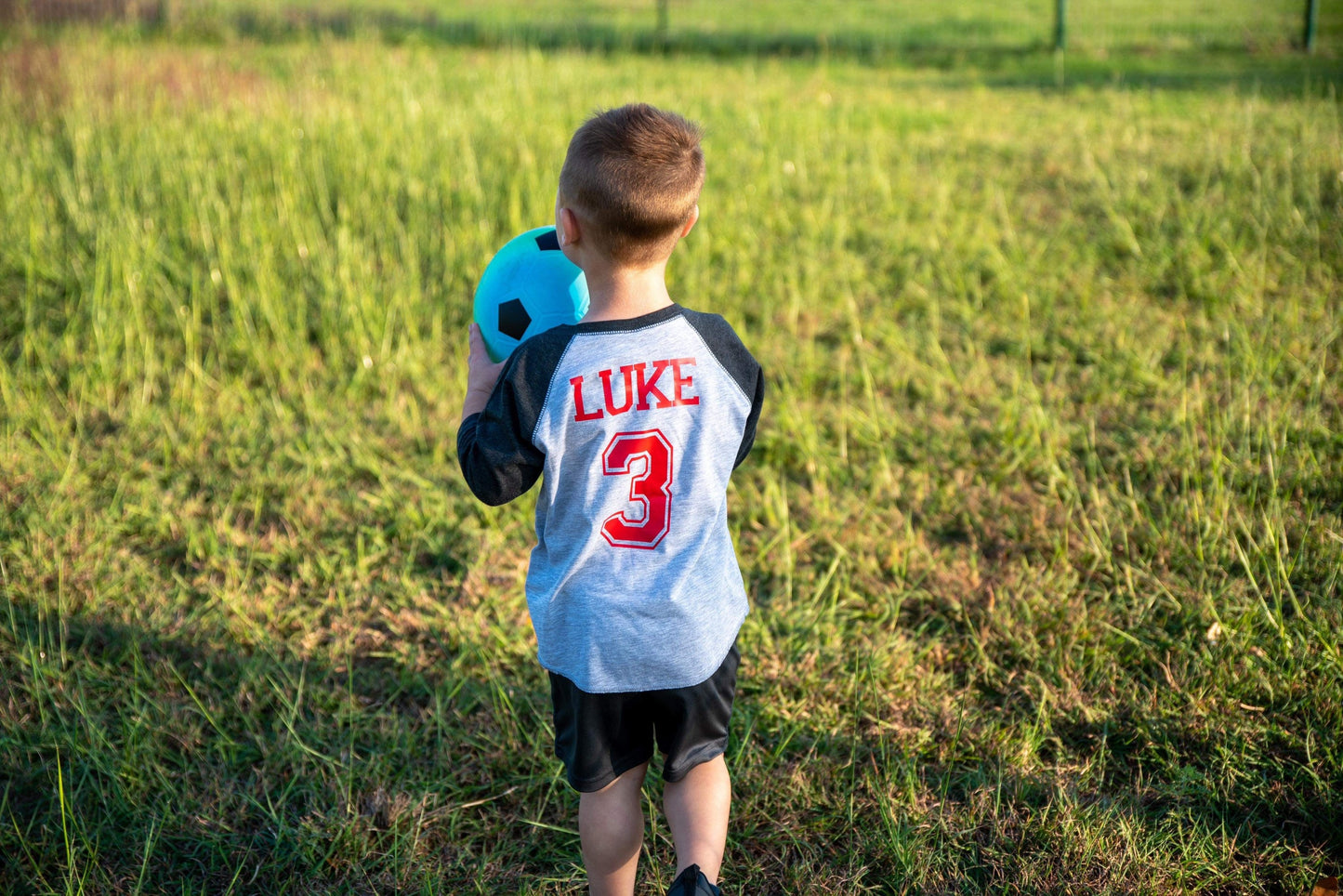 3rd Birthday Born 2 Ball Themed Shirt, Personalized Sports Youth Birthday Shirt