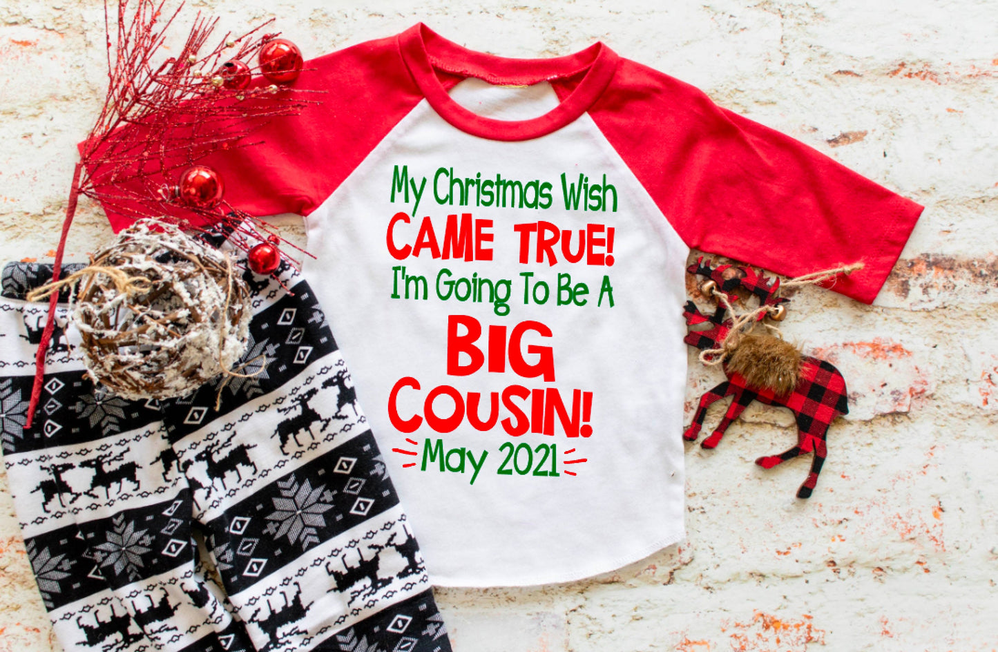 Christmas Pregnancy Announcement shirt