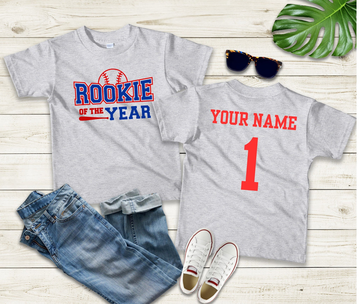 Rookie of the year 1st birthday shirt, Cake Smash Outfit, All Star Birthday, Baseball Birthday, Gift. for 1 year old