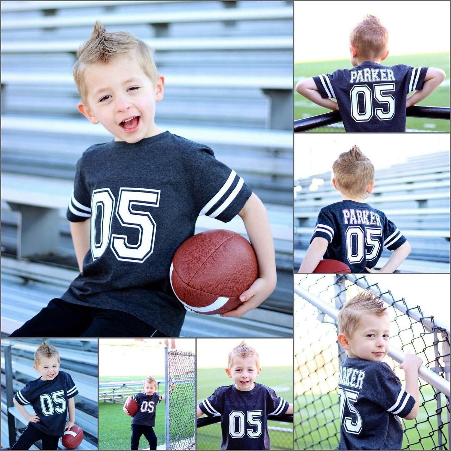 5th Birthday Football Shirt, Sports Party Tee, Five Shirt