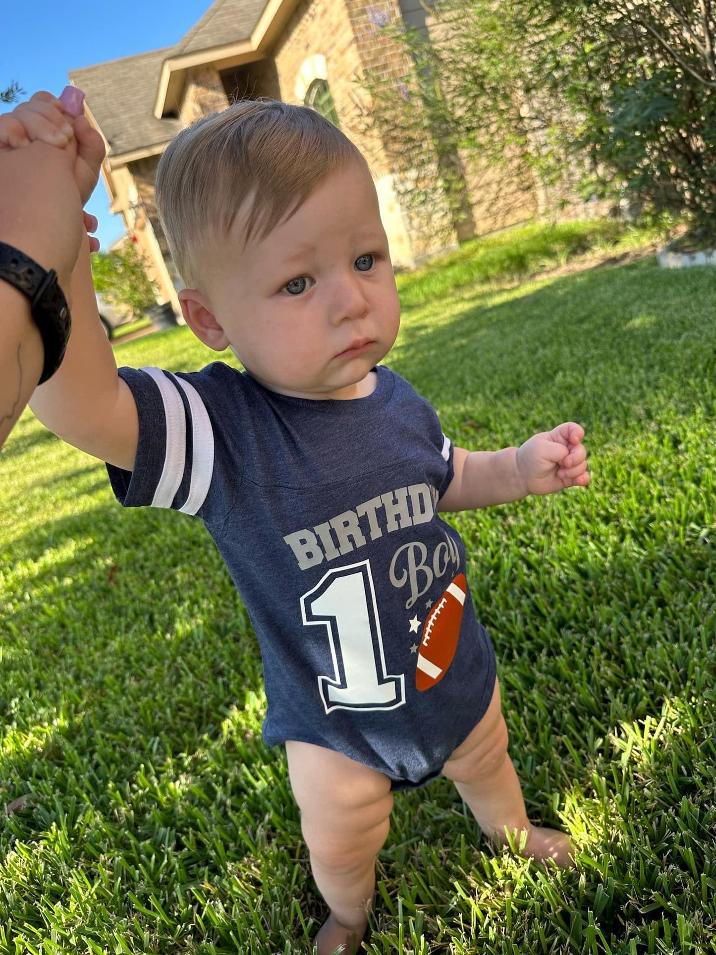 1st Birthday Football Shirt β Birthday Boy Football Tee β Baby Boy First Birthday Outfit β Rookie of the Year Shirt