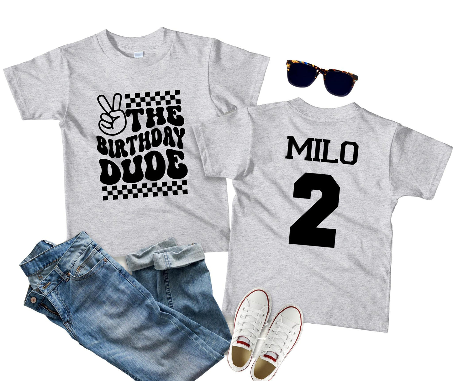 The Birthday Dude Shirt – Boys Birthday Party T-Shirt – Toddler Birthday Tee – Cool Kids Birthday Outfit – Fun Birthday Boy Shirt