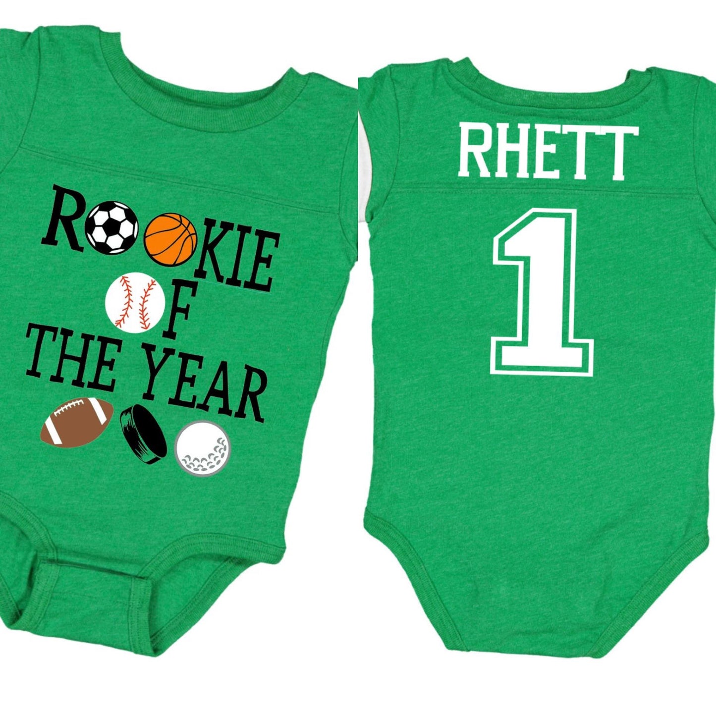 Rookie of the year 1st birthday shirt, Cake Smash Outfit, All Star Birthday, Baseball Birthday, Gift. for 1 year old, Sports 1st Birthday