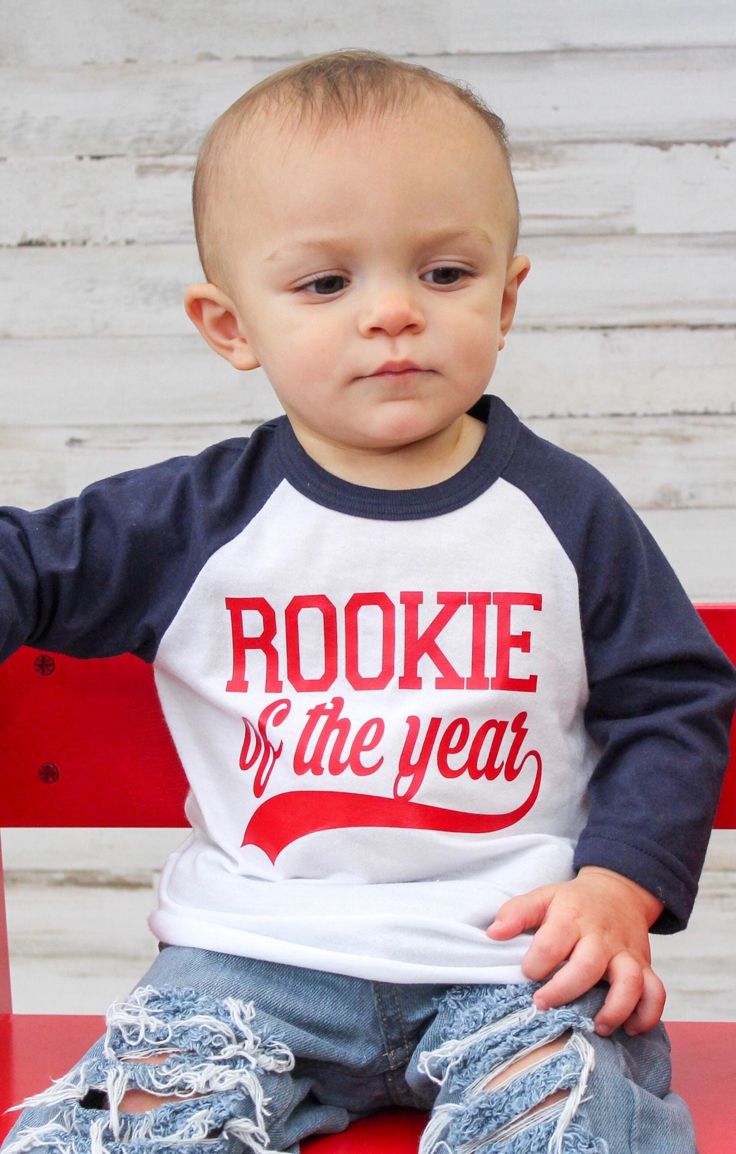 Rookie of the year 1st birthday shirt, Boys Baseball birthday shirt, sports party, cake smash shirt, Rookie year, Rookie Year Birthday