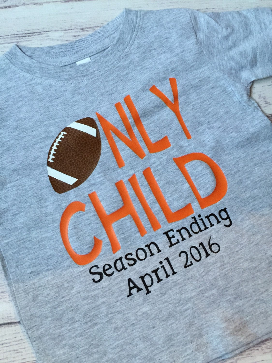 Only Child Season Ending, football big brother, pregnancy announcement shirt, soon to be big brother shirt