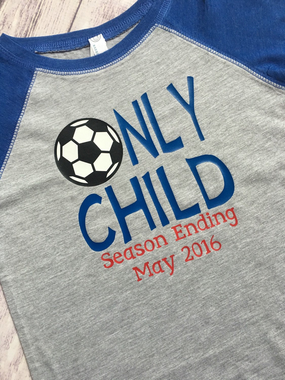 Only Child Season Ending Soccer Big Brother Shirt