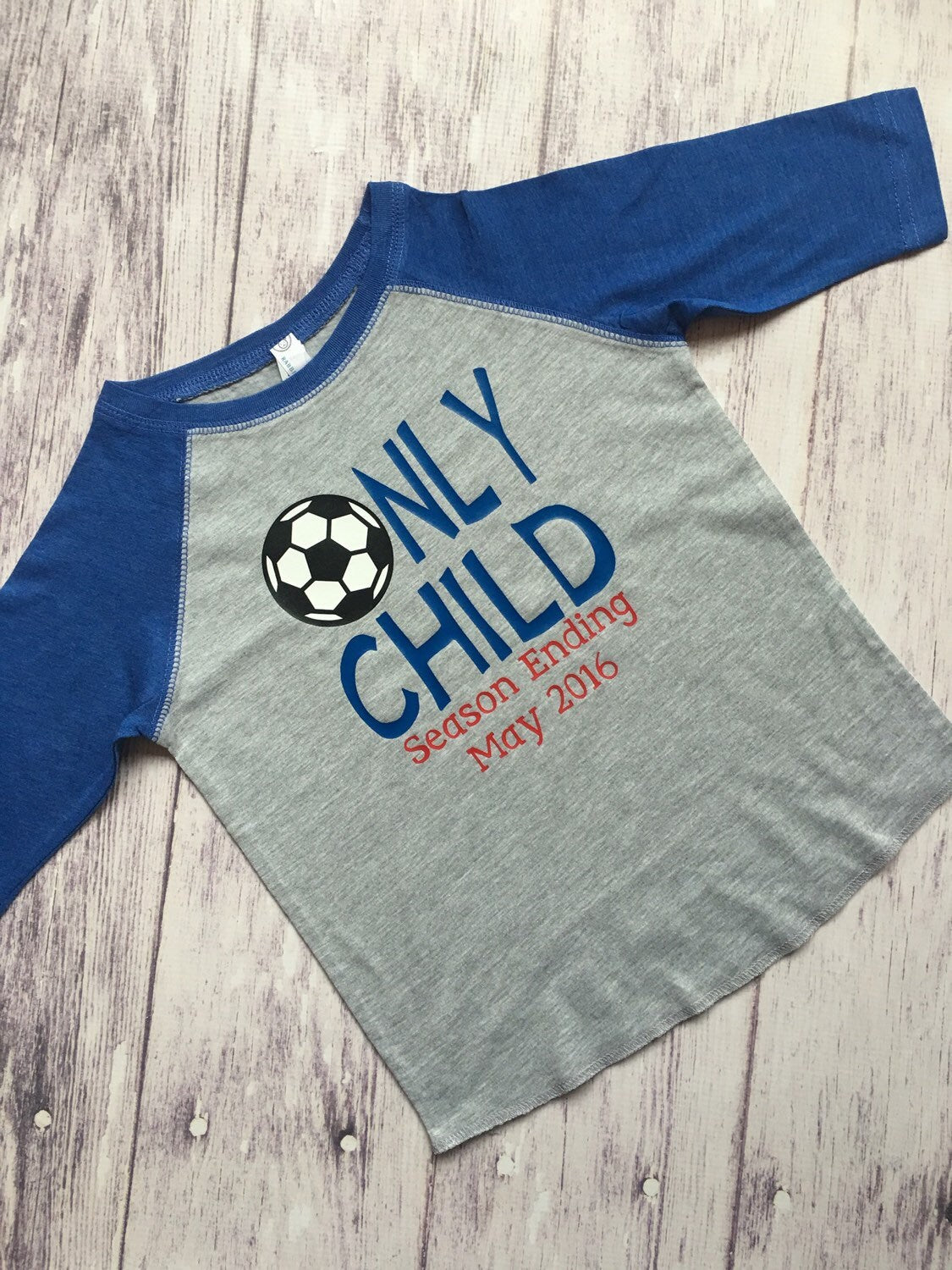 Only Child Season Ending Soccer Big Brother Shirt