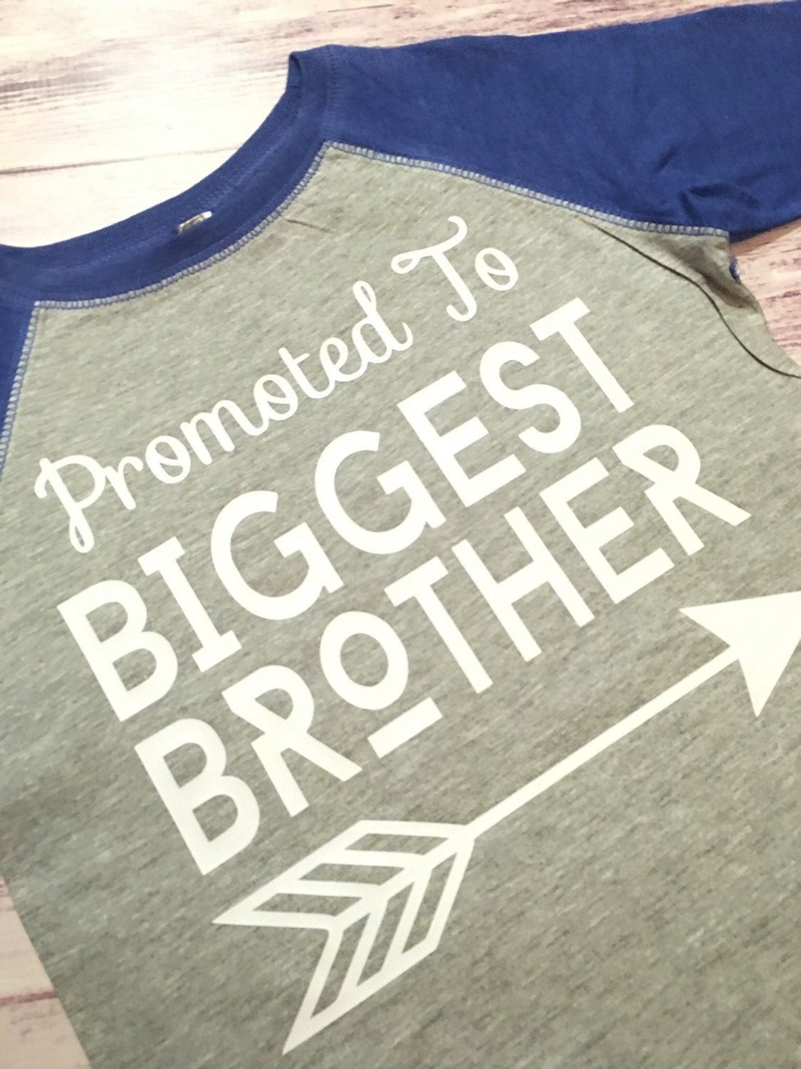Promoted to Biggest Brother Shirt, 3rd Baby Pregnancy Announcement