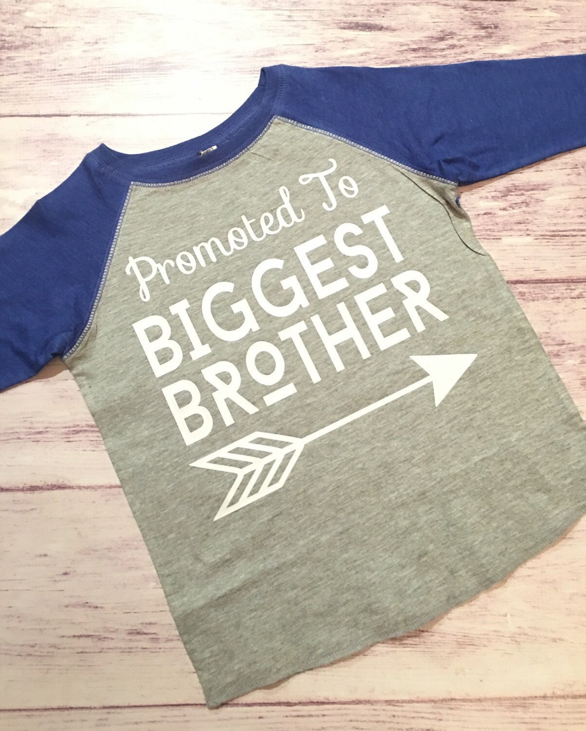 Promoted to Biggest Brother Shirt, 3rd Baby Pregnancy Announcement