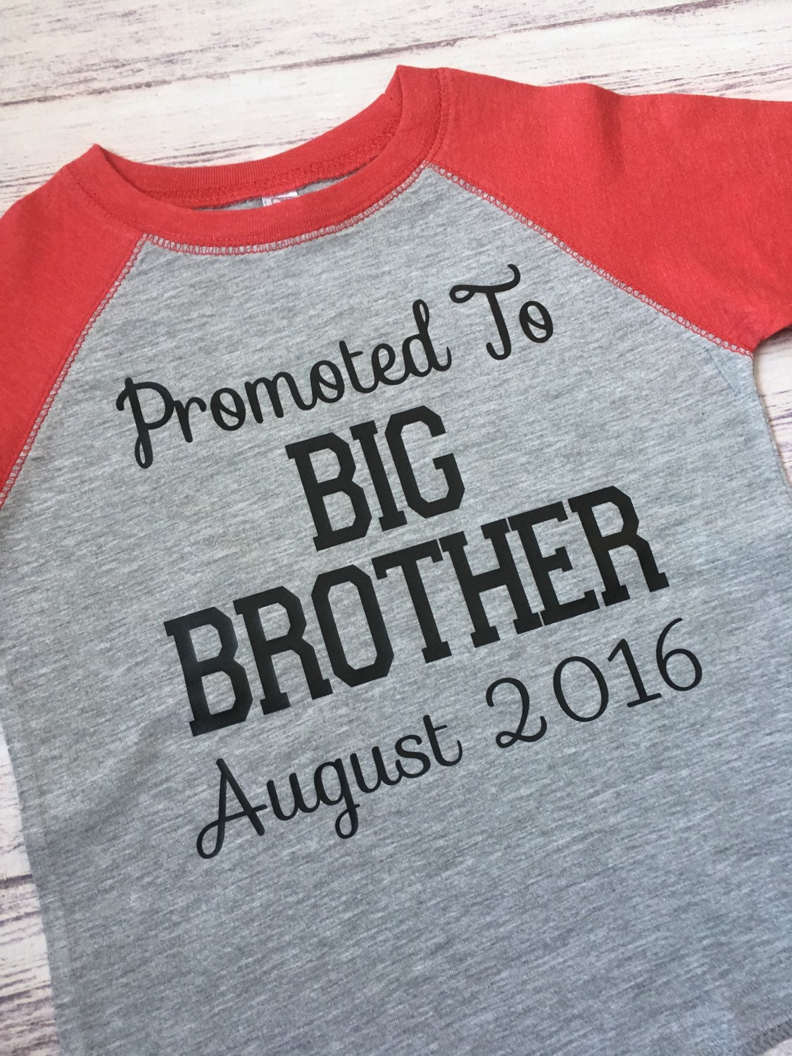 promoted to big brother shirt