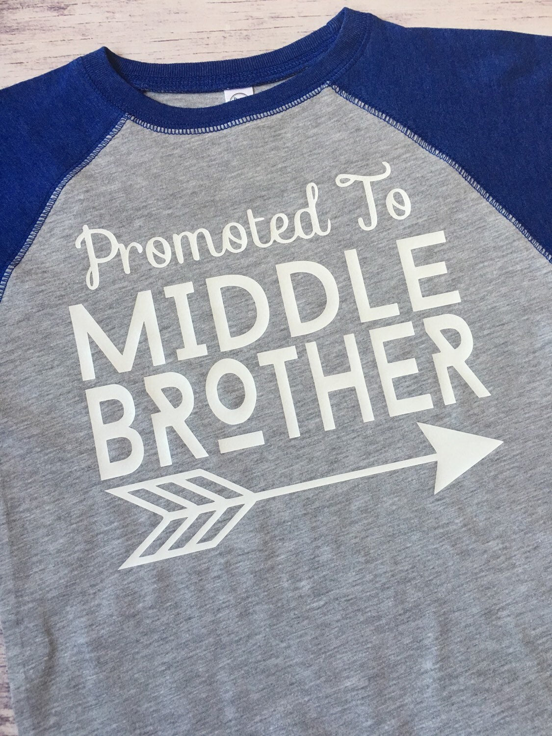 promoted to middle brother shirt