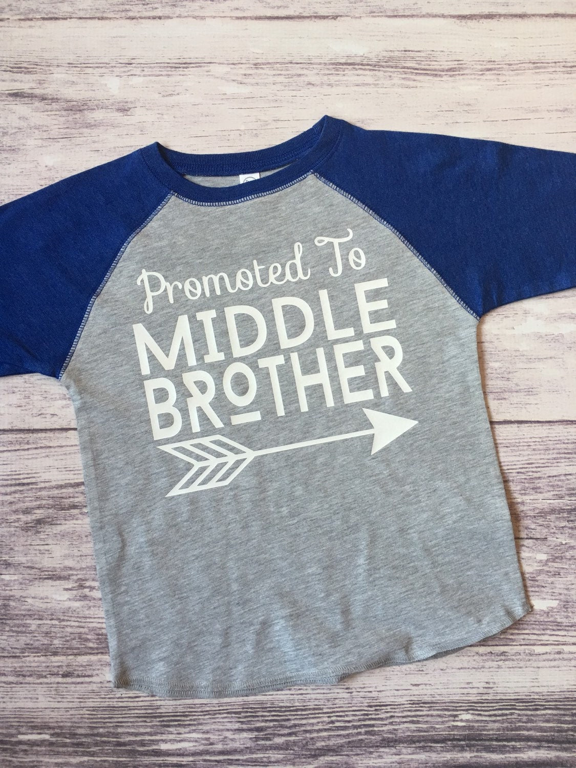 promoted to middle brother shirt