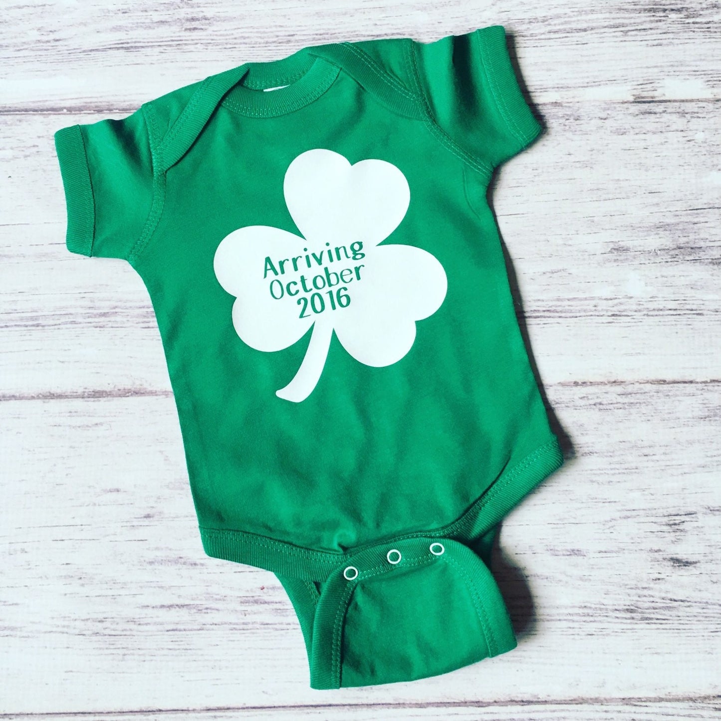 St. Patricks pregnancy announcement shirt