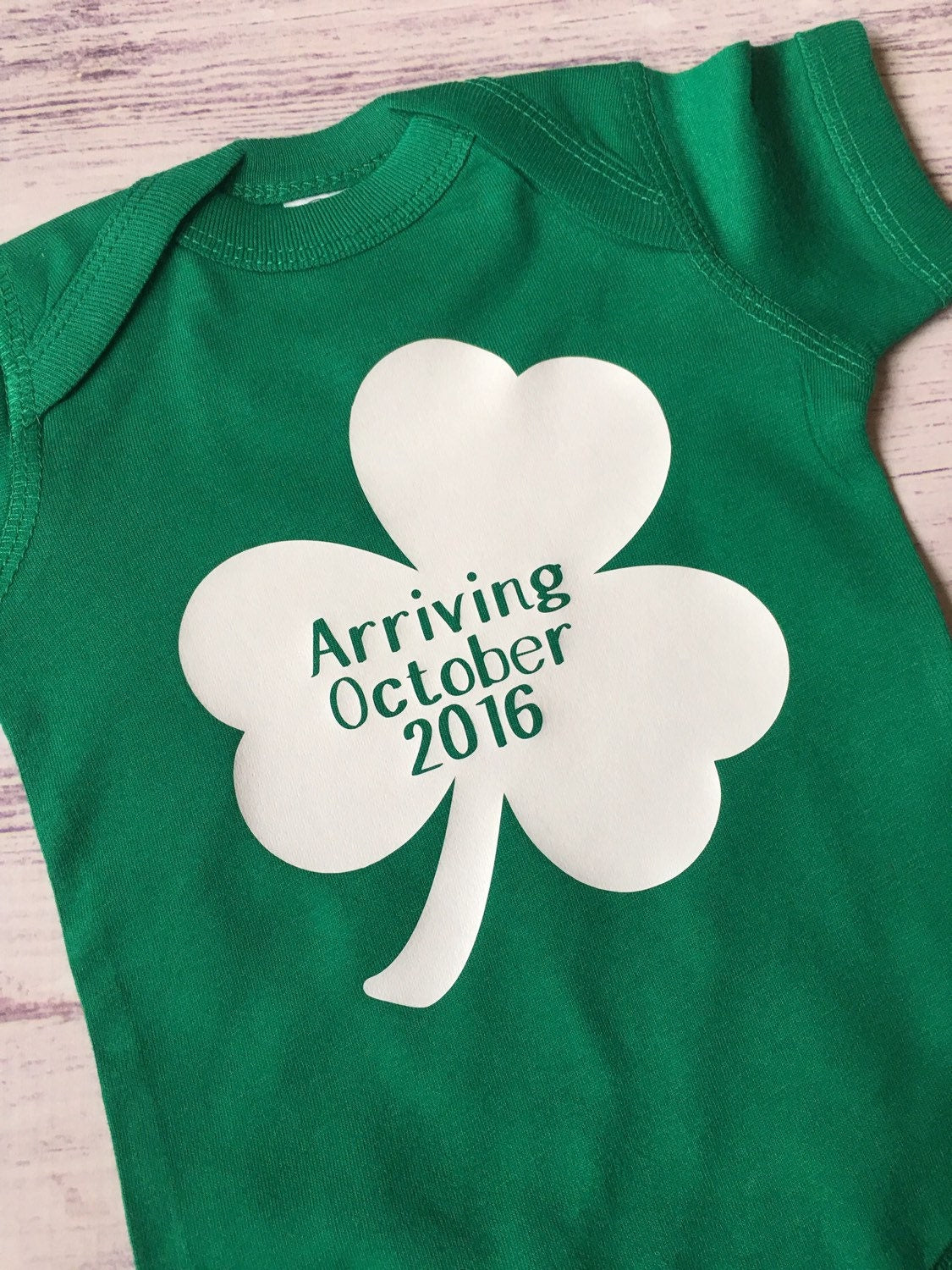 St. Patricks pregnancy announcement shirt
