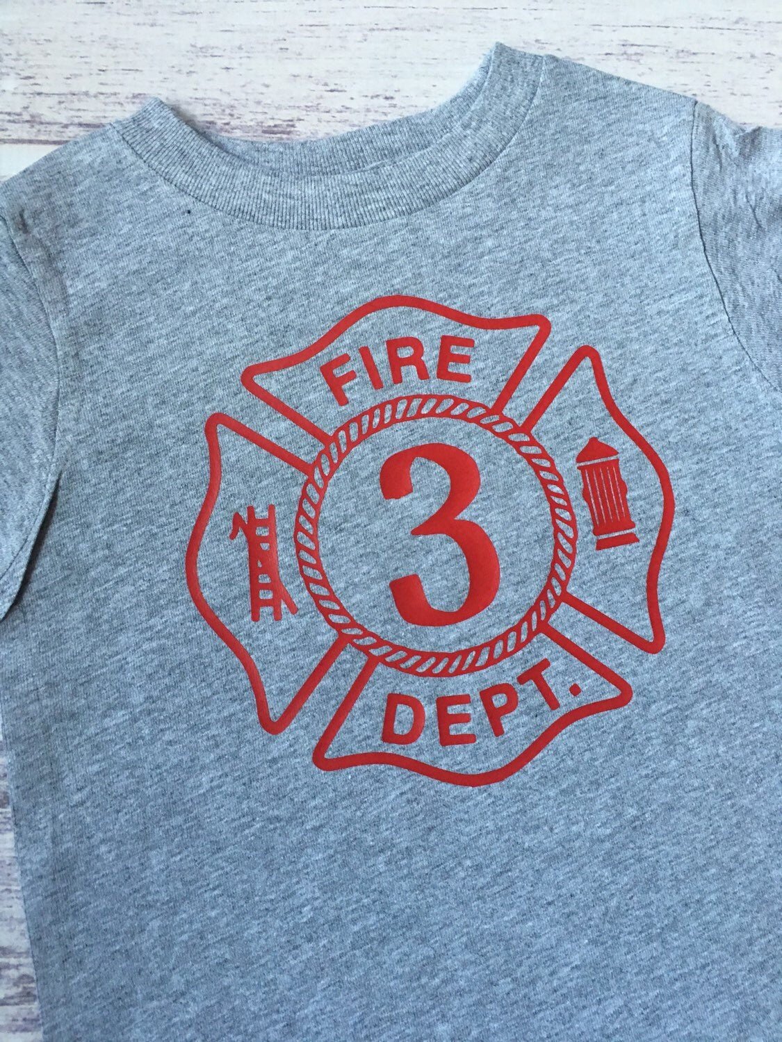 3rd birthday fire emblem shirt - Purple Elephant MS