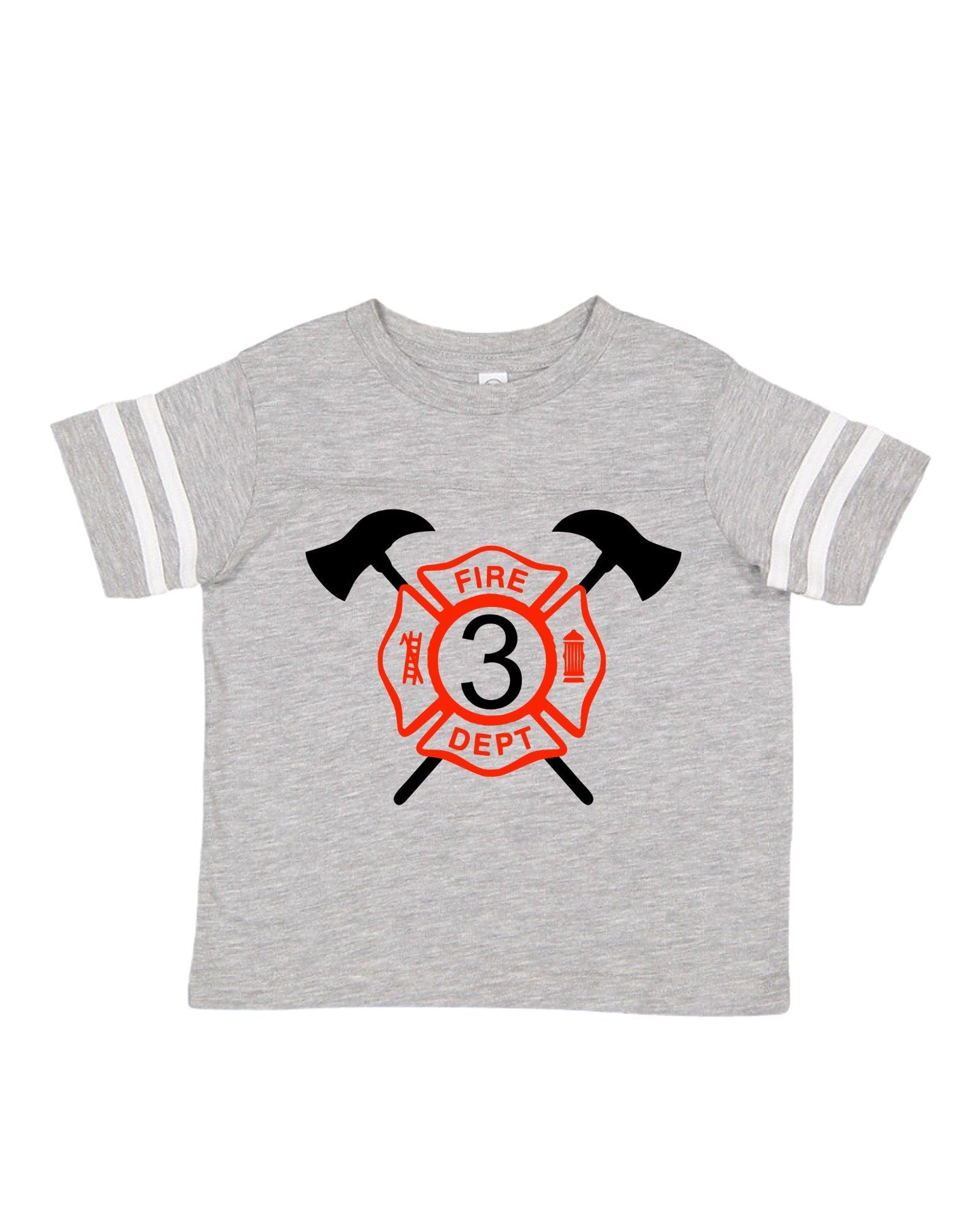 3rd birthday Fire man birthday shirt, Fireman Party, Firetruck Birthday, Boys Birthday Gift - Purple Elephant MS