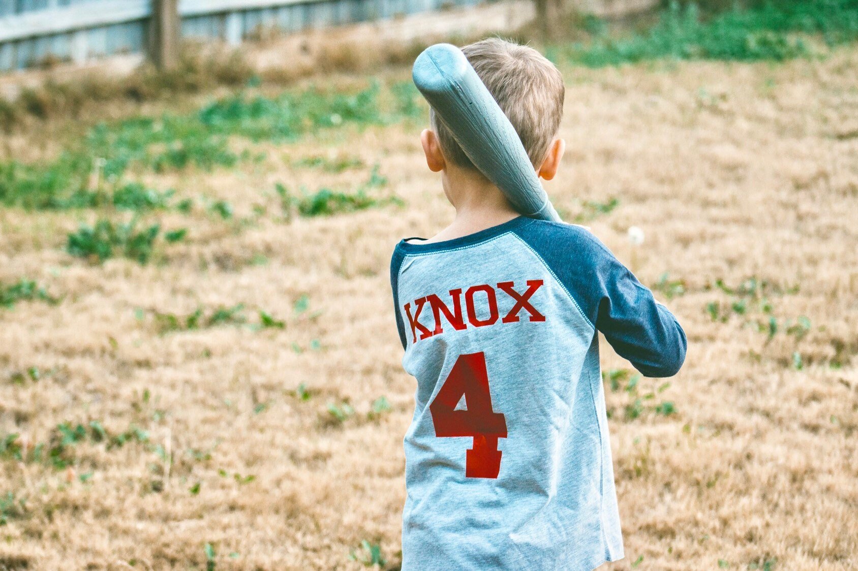 4th birthday Baseball Shirt, Four Shirt, Sports Party Tee, Gift for 4 Year Old - Purple Elephant MS