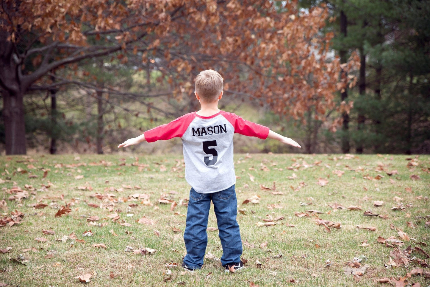 5th birthday Baseball birthday shirt, Gift for 5 year old, Sports Birthday Tee, Baseball Jersey Tee - Purple Elephant MS