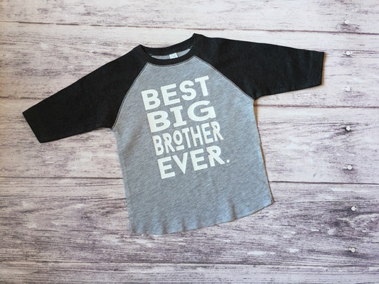 Best Big Brother Ever Shirt - Purple Elephant MS