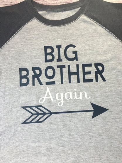 Big brother again shirt - Purple Elephant MS