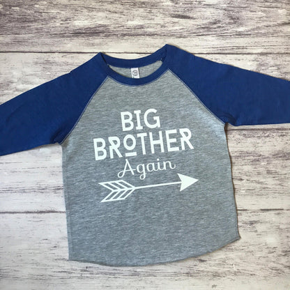 Big brother again shirt - Purple Elephant MS