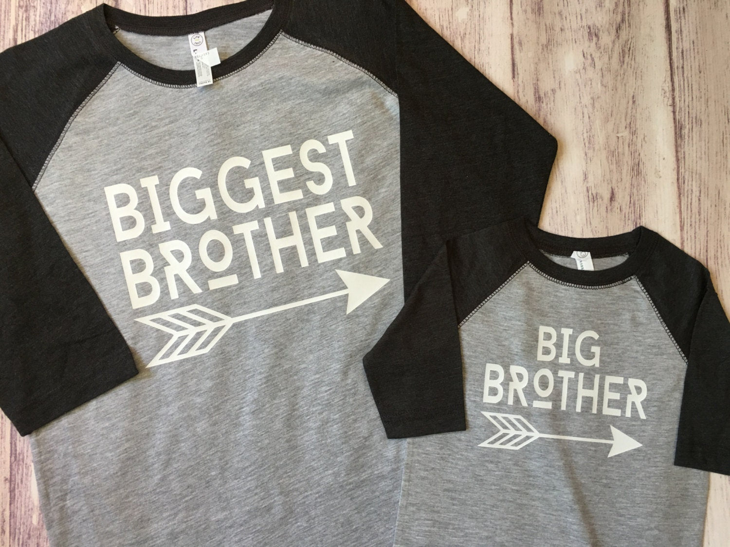 Big Brother & Biggest Brother shirts - Purple Elephant MS