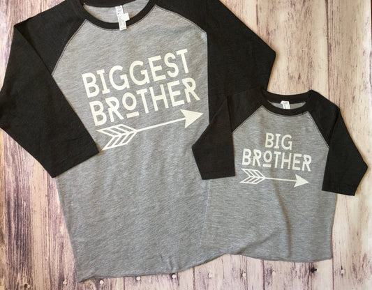 Big Brother & Biggest Brother shirts - Purple Elephant MS