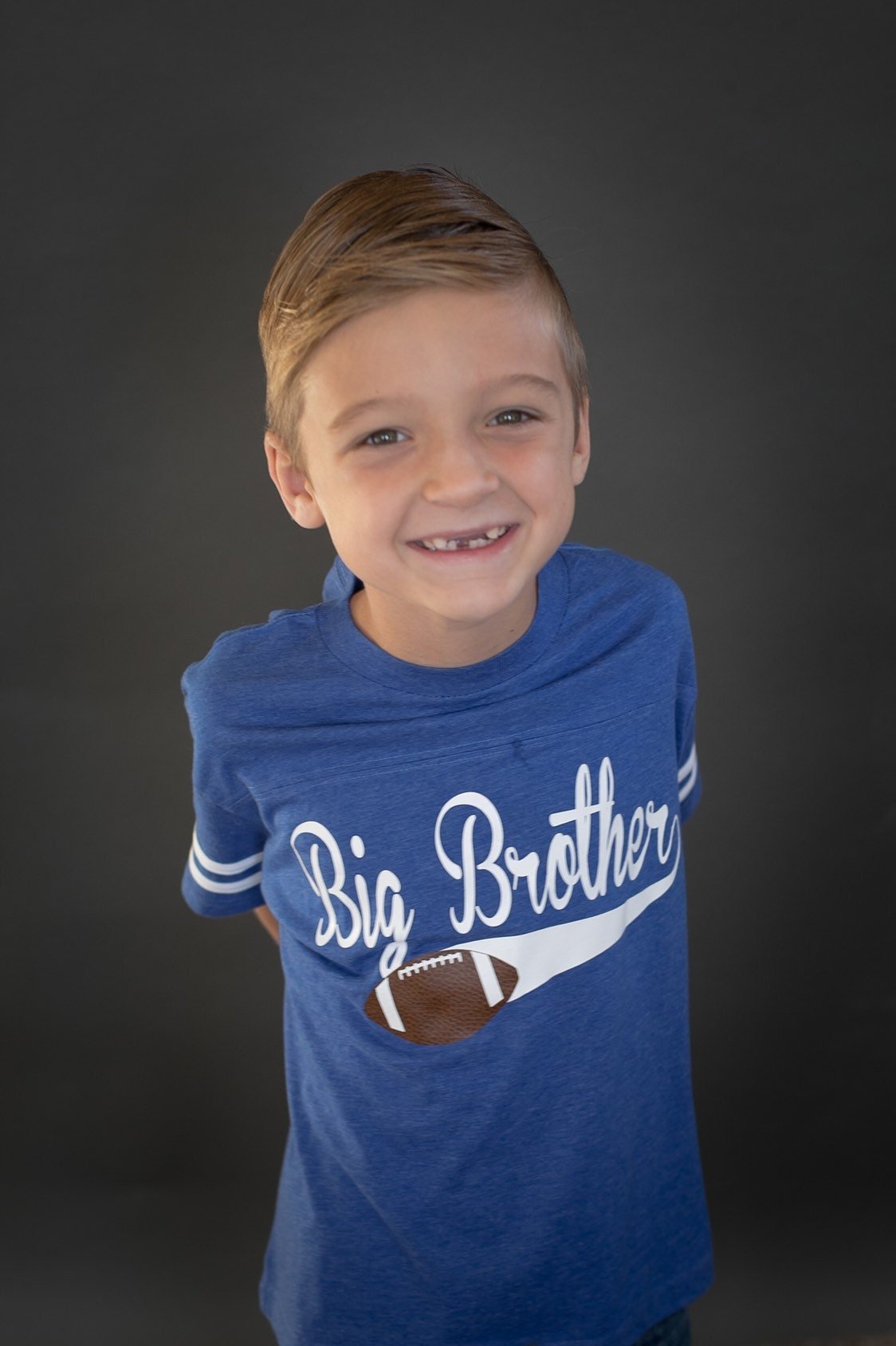 Big Brother Football shirt - Purple Elephant MS