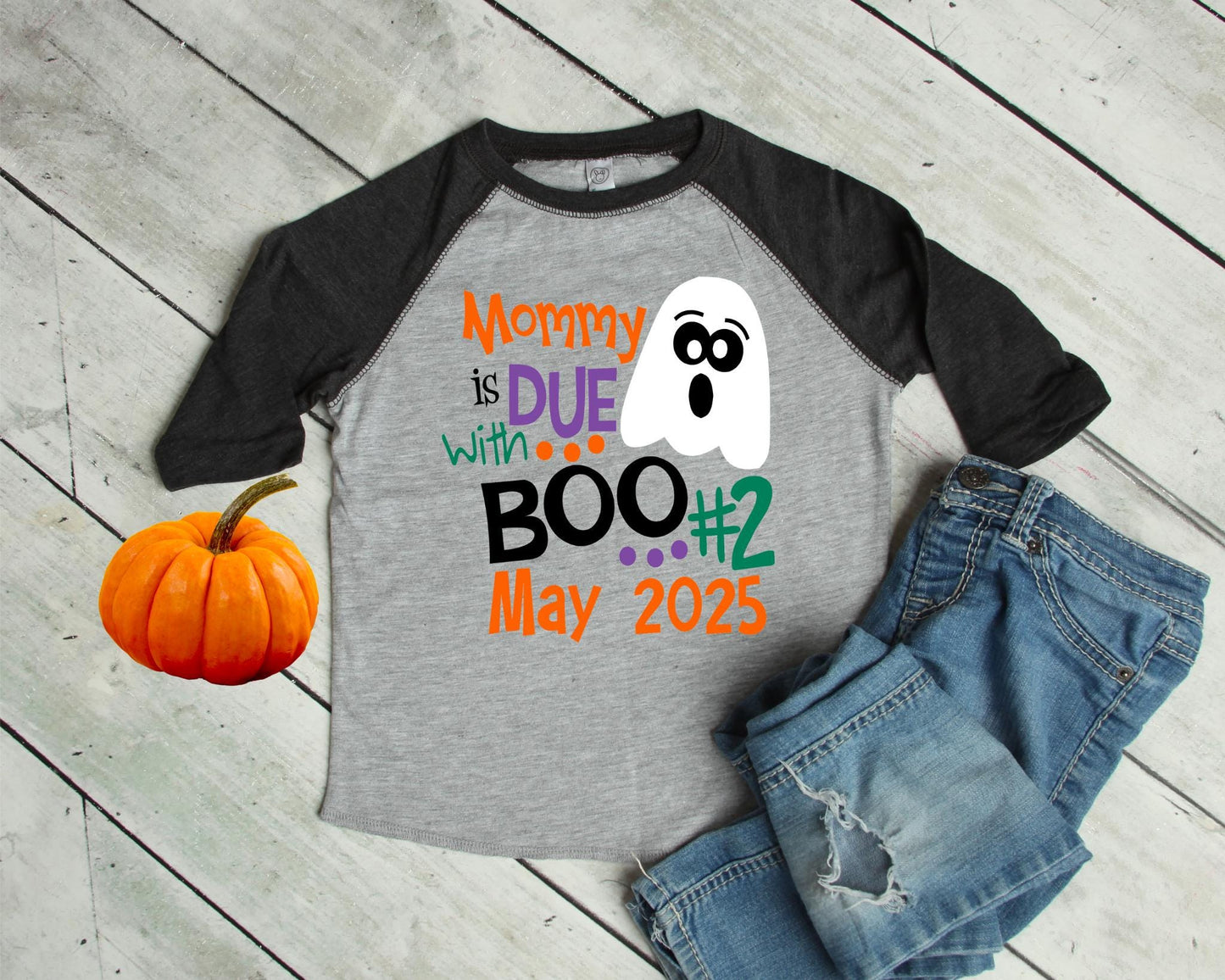 Big Brother Halloween Pregnancy Announcement Shirt - Purple Elephant MS