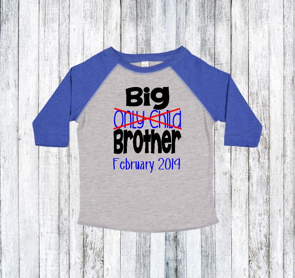 Big Brother Pregnancy Announcement Shirt, Reveal the New Big Brother in Style! - Purple Elephant MS