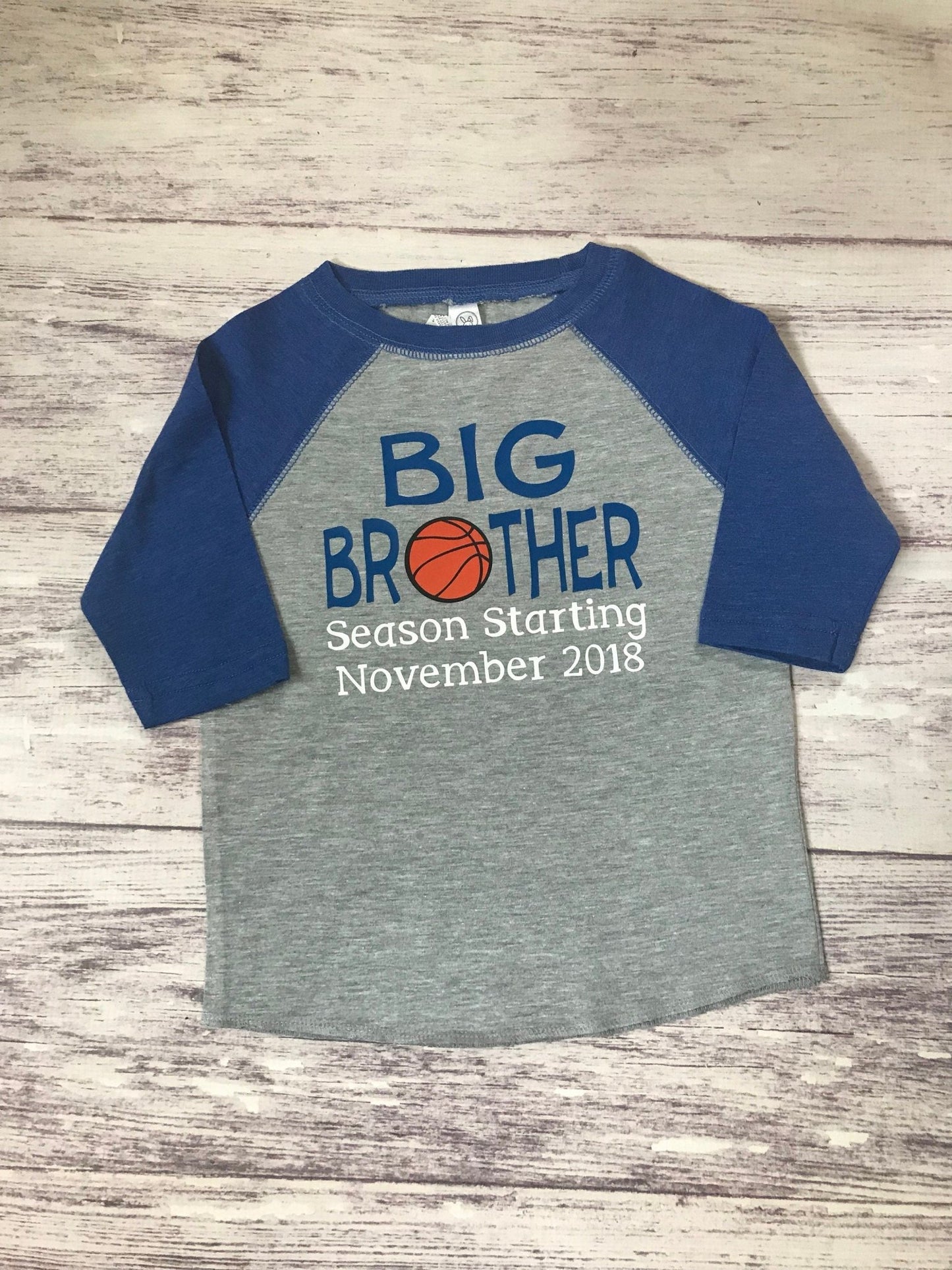 Big Brother Season Starting, basketball big brother shirt - Purple Elephant MS