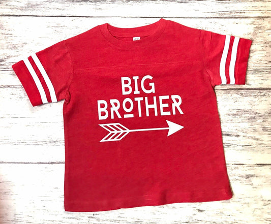 Big Brother Shirt, Baby shower gift for Brother, Pregnancy Announcement Tee, 2nd Baby Reveal - Purple Elephant MS