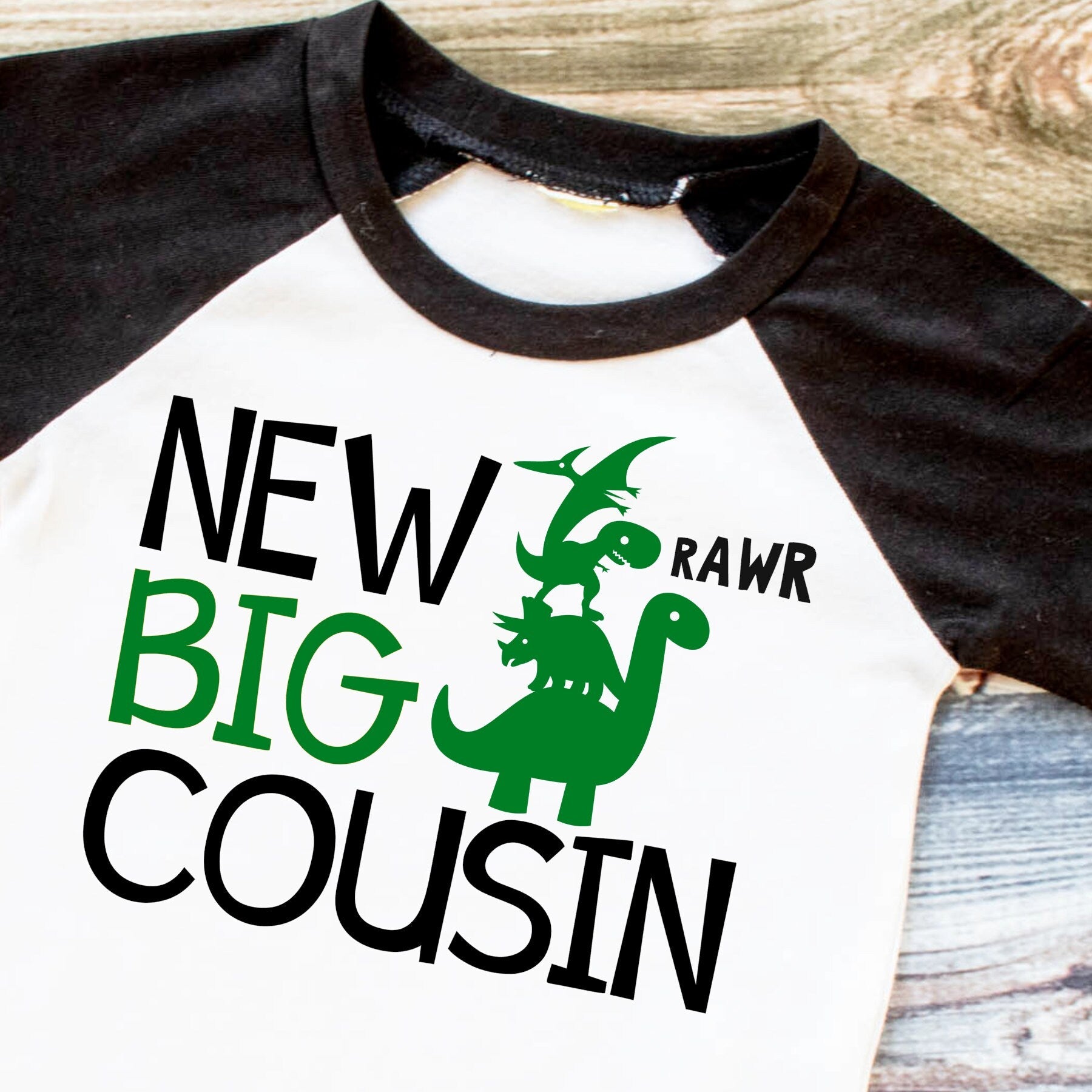 Big Cousin Dinosaur Shirt, Gift for Nephew, Pregnancy announcement Shirt for Cousins, Pregnancy Announcement Grandparents - Purple Elephant MS