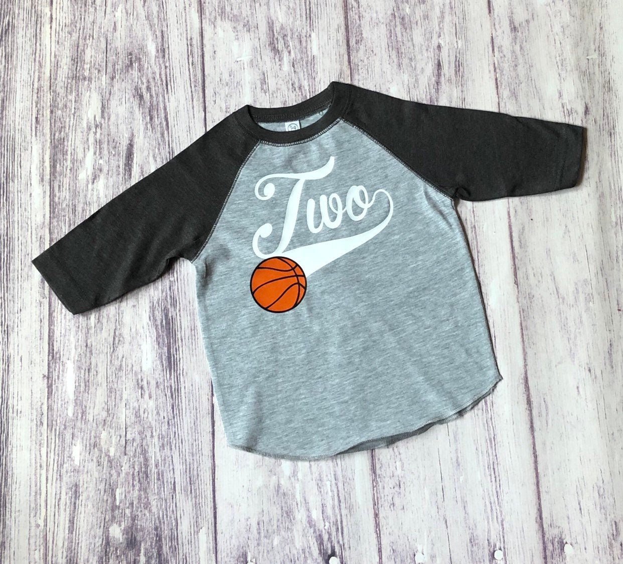 Celebrate Your Little All - Star's 2nd Birthday with a Basketball Shirt - Purple Elephant MS