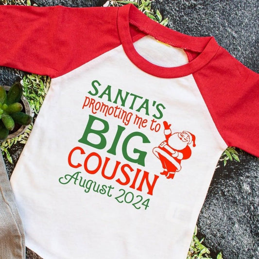 Christmas Big Cousin shirt - Purple Elephant MS