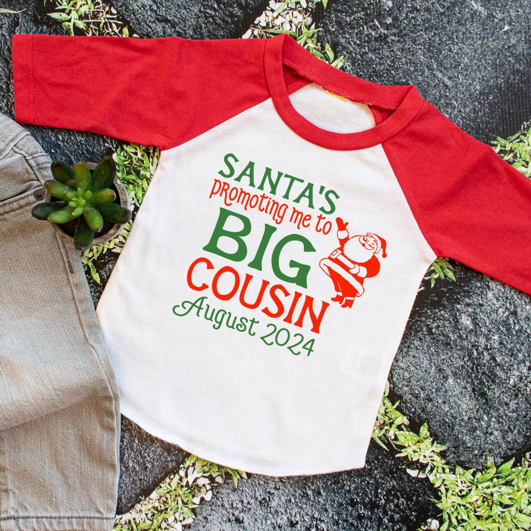 Christmas Big Cousin shirt - Purple Elephant MS