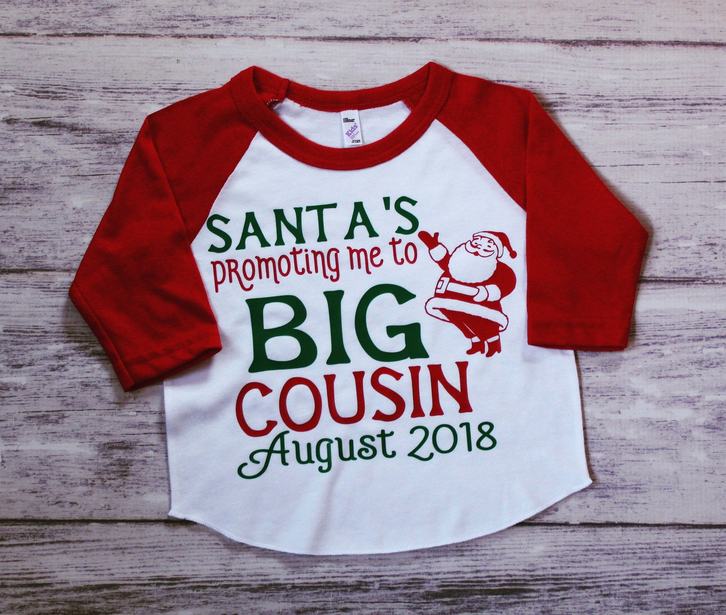 Christmas Big Cousin shirt - Purple Elephant MS