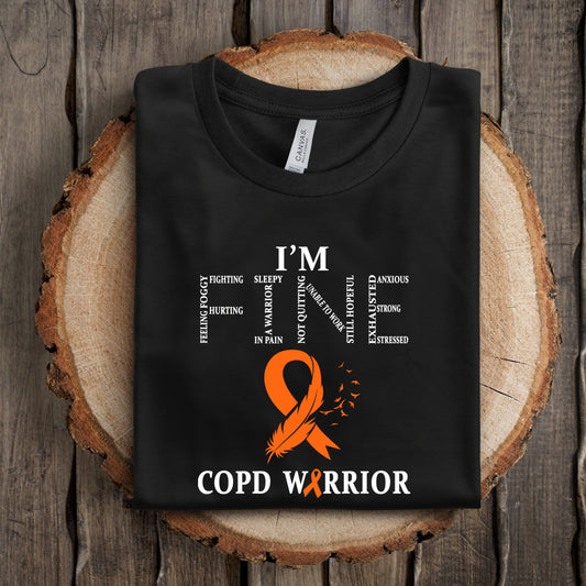 COPD I’m Fine Warrior - Purple Elephant MS