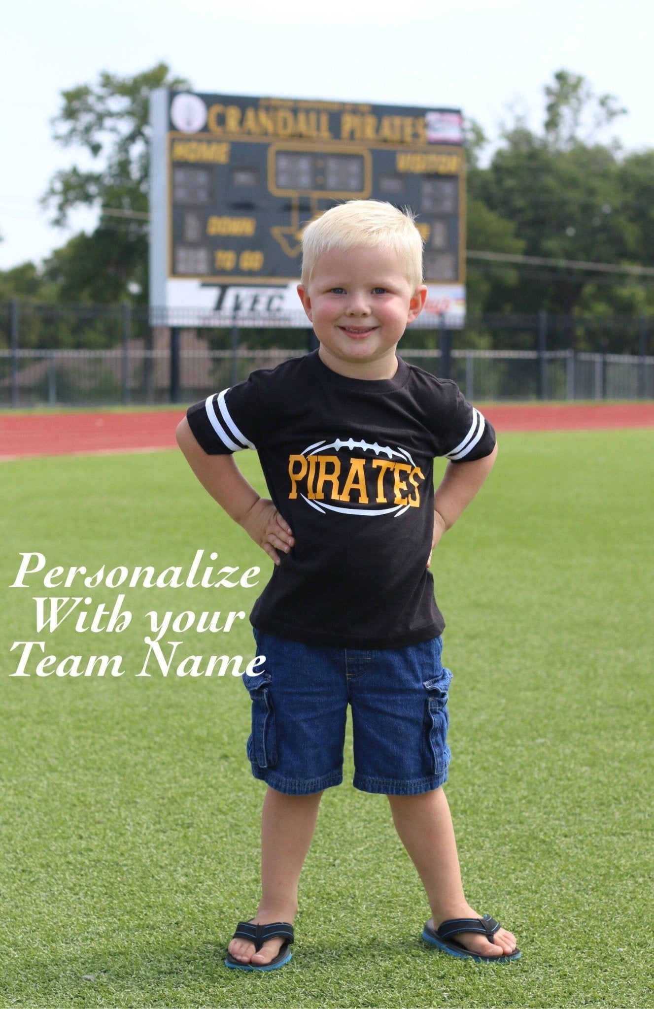 Football Team Shirt, Football Spirit Shirt, Youth Football Jersey, Toddler Football Jersey - Purple Elephant MS