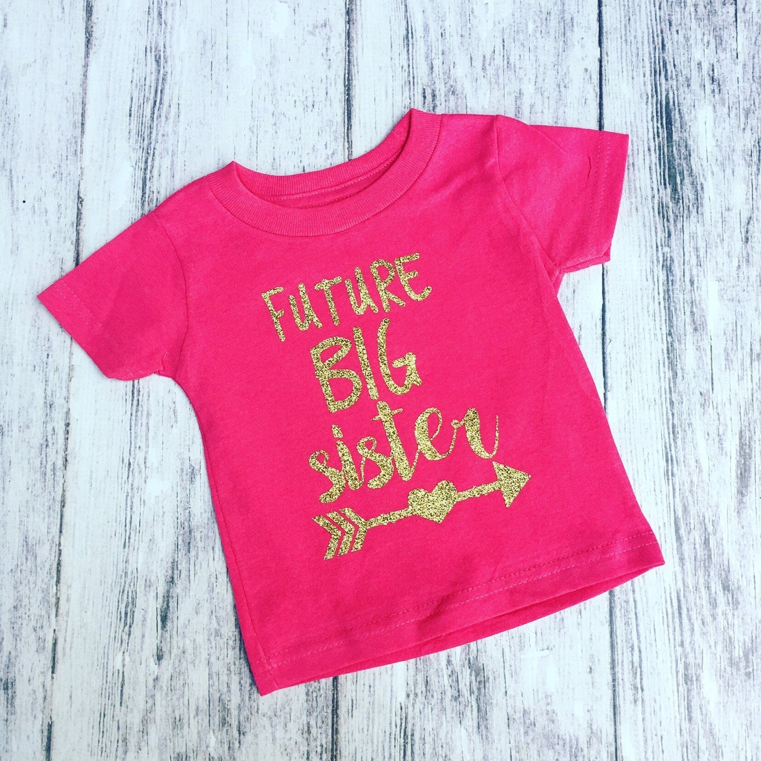 Future big sister shirt - Purple Elephant MS