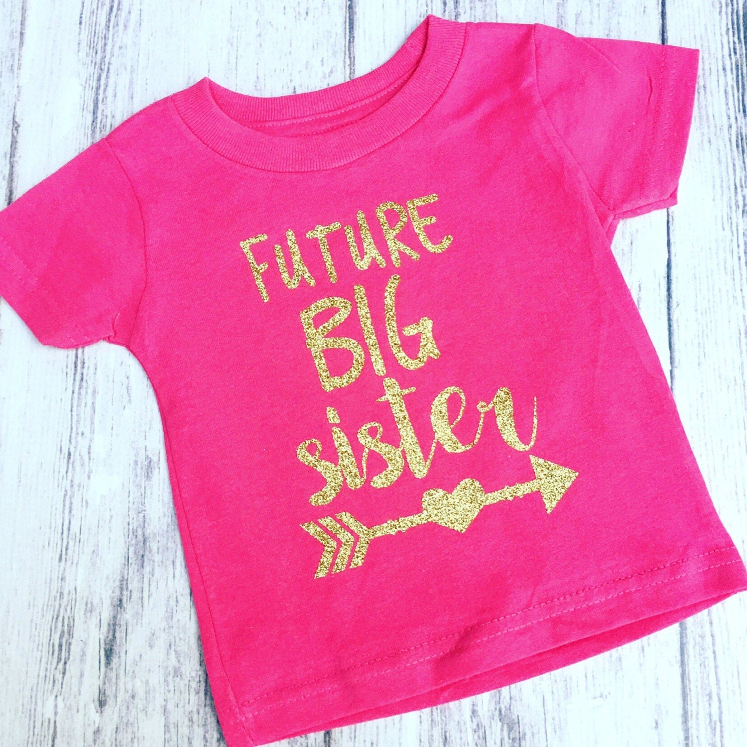 Future big sister shirt - Purple Elephant MS