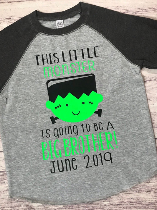 Halloween Promoted To Big Brother Shirt, Halloween Pregnancy Announcement - Purple Elephant MS