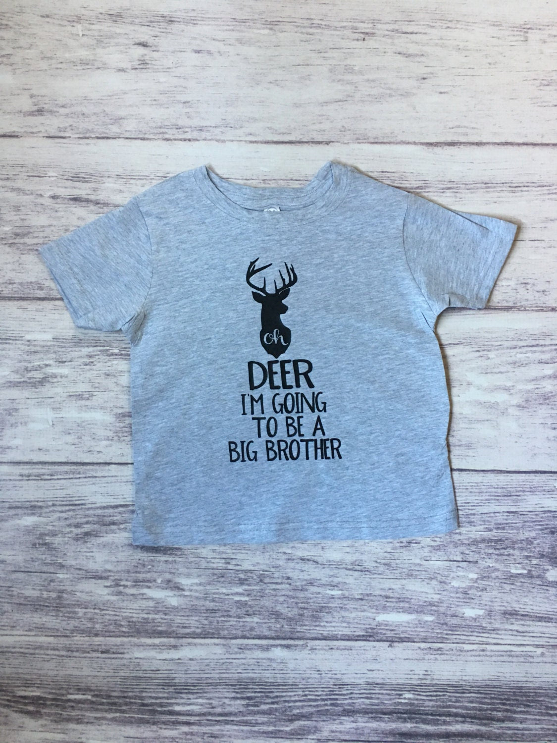 Oh Deer I'm going to be a big brother shirt, Hunting Big Brother Shirt, Big Brother Gift, 2nd baby Announcement