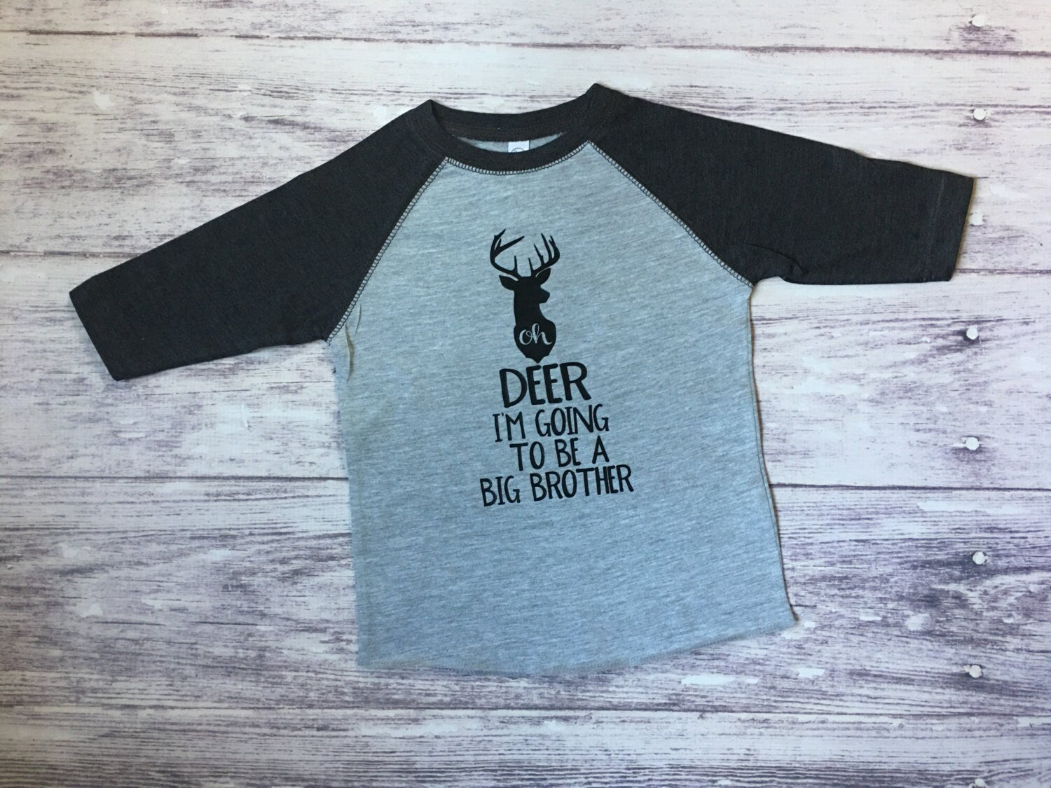 Oh Deer I'm going to be a big brother shirt, Hunting Big Brother Shirt, Big Brother Gift, 2nd baby Announcement