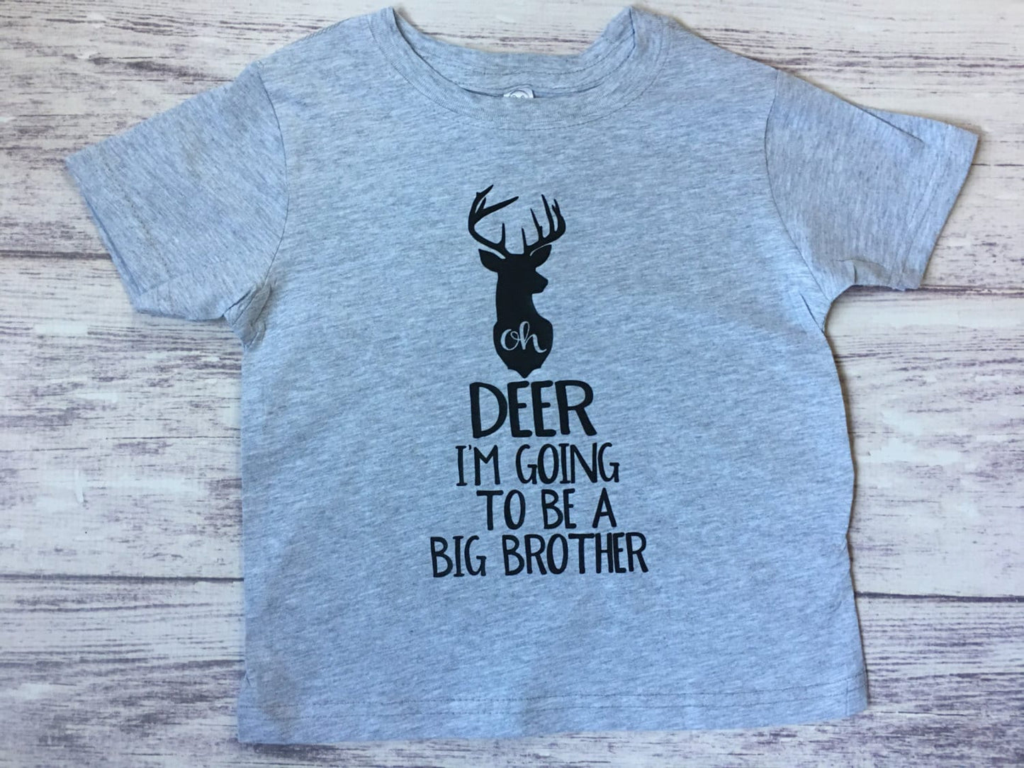 Oh Deer I'm going to be a big brother shirt, Hunting Big Brother Shirt, Big Brother Gift, 2nd baby Announcement