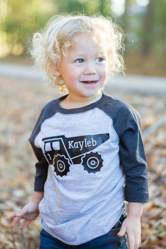 2nd birthday Construction Dump Truck shirt